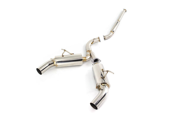 ISR Performance ST Polished Tip Exhaust - 2013 -2020 Scion FRS / 2013 - 2022 + Subaru BRZ / Toyota GT86/GR86
