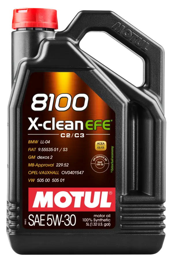 Motul 5L Synthetic Engine Oil 8100 X-Clean 5W30 ( 4 Pack )