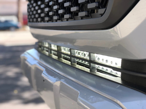 Cali Raised 2016 - 2023 Toyota Tacoma 32in Lower Bumper Hidden LED LIght Bar - 5D Optic Osram (Combo Beam)