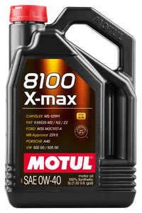 Motul 5L Synthetic Engine Oil 8100 0W40 X-MAX ( 4 Pack )