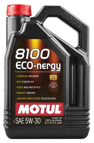 Motul 5L Synthetic Engine Oil 8100 5W30 ECO-NERGY ( 4 Pack )