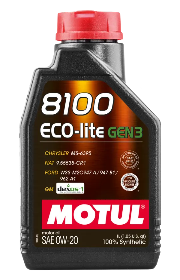 Motul 1L 8100 Eco-Lite Gen3 0W20 - ( 12 Pack )