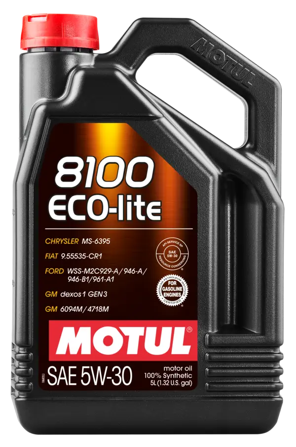 Motul 5L Synthetic Engine Oil 8100 5W30 ECO-LITE ( 4 Pack )