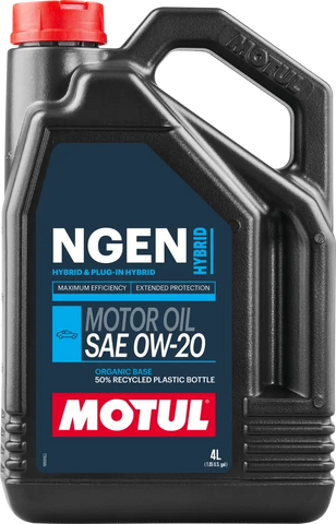 Motul 4L Hybrid  NGEN  Synthetic Motor Oil - 0W20 ( 4 Pack )