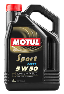 Motul 5L Synthetic Engine Oil Sport 5W50 ( 4 Pack )
