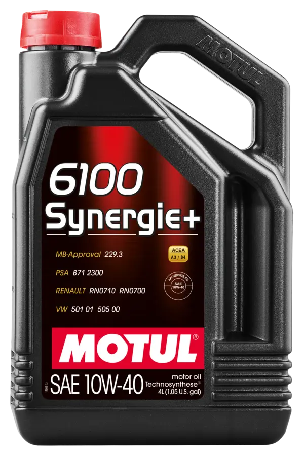 Motul 5L Technosynthese Engine Oil 6100 SYNERGIE+ 10W40 ( 4 Pack )