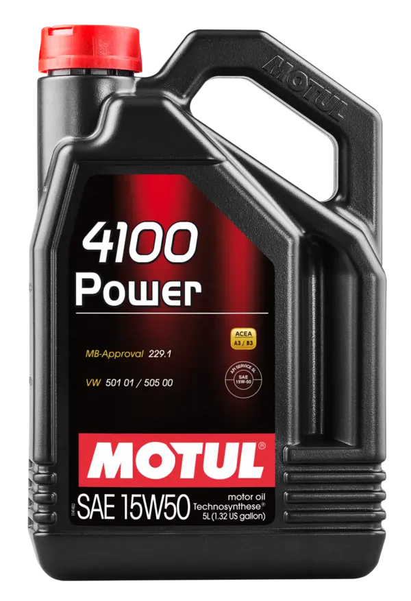 Motul 5L Engine Oil 4100 POWER 15W50  ( 4 Pack )