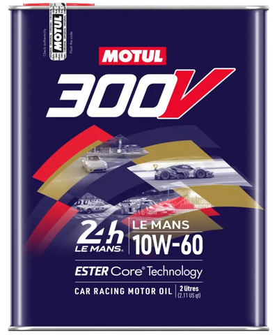 Motul 2L Synthetic-ester Racing Oil 300V Le Mans 10W60 ( 10 Pack )