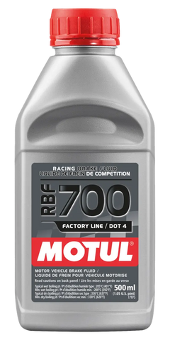 Motul 1/2L Brake Fluid RBF 700 500ml - Racing DOT 4 ( 12 Pack )