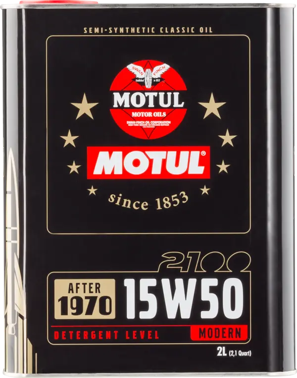 Motul 15W50 Classic 2100 Oil - 2L ( 10 Pack )