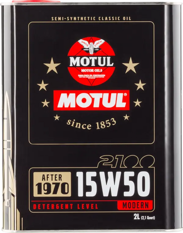 Motul 15W50 Classic 2100 Oil - 2L ( 10 Pack )