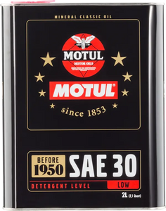 Motul Classic SAE 30 Oil - 2L ( 6 Pack )