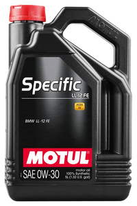Motul 5L 100% Synthetic High Performance Specific Engine Oil ACEA C2 BMW LL-12 FE+ 0W30 ( 4 Pack )