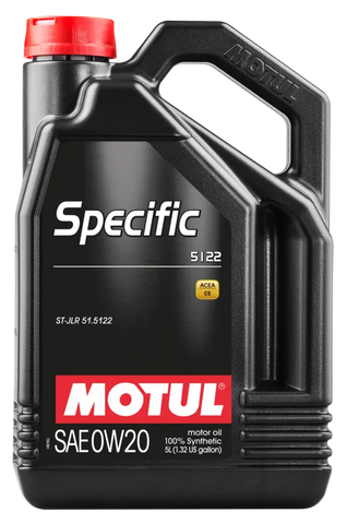 Motul 5L OEM Synthetic Engine Oil ACEA A1/B1 Specific 5122 0W20 ( 4 Pack )