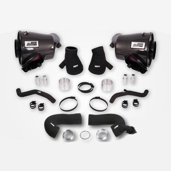 do88 2020+ Porsche 911 Turbo/Turbo S (992.1) Induction System w/80mm Outlet & Turbo Inlet Hoses