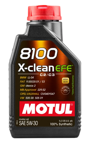 Motul 1L Synthetic Engine Oil 8100 X-CLEAN 5W30 ( 12 Pack )
