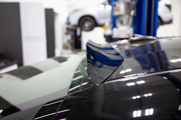 OLM Paint Matched Rear Roof Visor Spoiler Crystal Black Silica Raven 2013+ FR-S BRZ 86