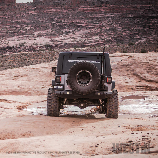 Westin 2018 + Jeep Wrangler JL (Excl. JK) WJ2 Rear Bumper w/ Tire Carrier