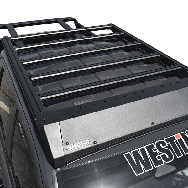 Westin 2024 + Toyota Tacoma Double Cab Mesa Roof Rack - Textured Black