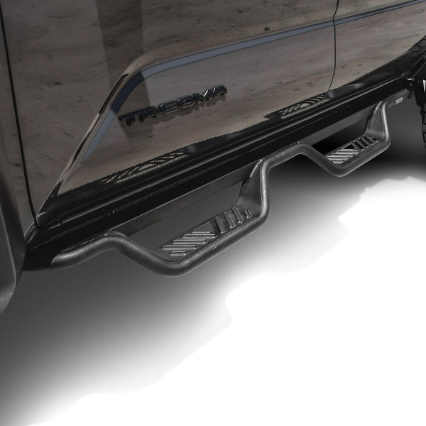 Westin 2024 + Toyota Tacoma Outlaw Drop Nerf Step Bars - Textured Black