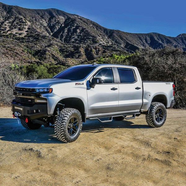 Westin 2019 - 2024 Chevrolet Silverado / GMC Sierra Crew Cab Outlaw Nerf Step Bars