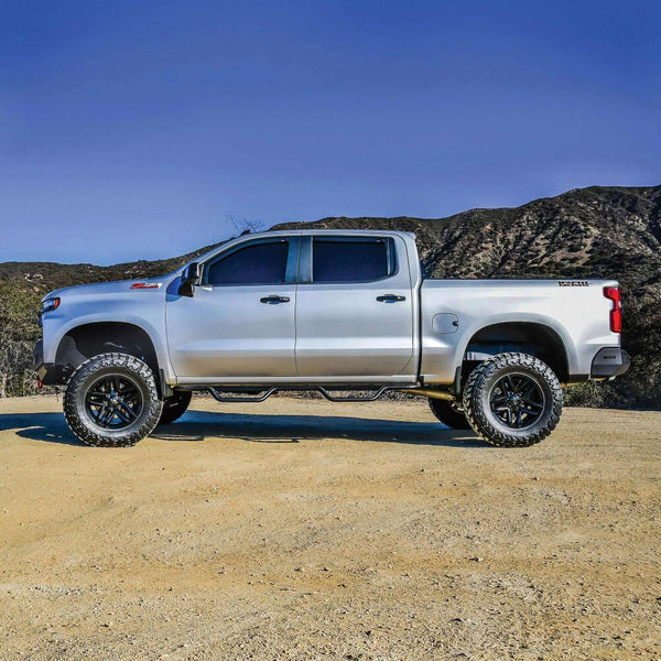 Westin 2019 - 2024 Chevrolet Silverado / GMC Sierra Crew Cab Outlaw Nerf Step Bars