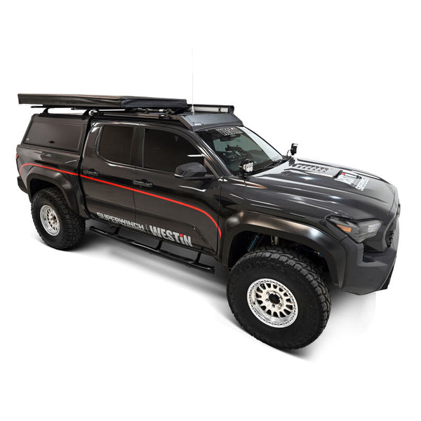 Westin 2024 + Toyota Tacoma E-Series 3 Nerf Step Bars - Black