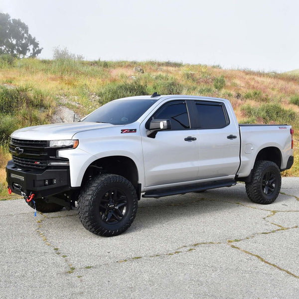 Westin 2019 - 2024 Chevrolet/GMC Silverado/Sierra 1500 / 2500 HD / 3500 HD Crew Cab Outlaw Nerf Step Bars