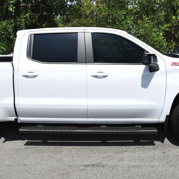 Westin 2019 + Chevrolet Silverado/Sierra 1500 Crew Cab R7 Nerf Step Bars - Black