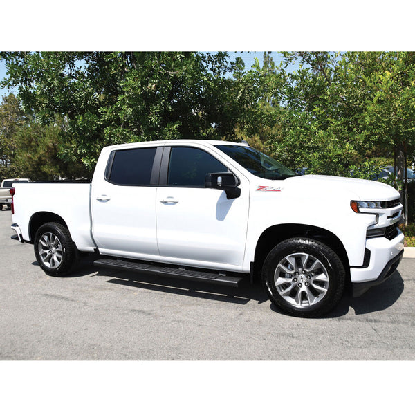 Westin 2019 + Chevrolet Silverado/Sierra 1500 Crew Cab R7 Nerf Step Bars - Black