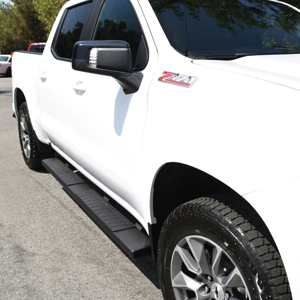 Westin 2019 + Chevrolet Silverado/Sierra 1500 Crew Cab R7 Nerf Step Bars - Black