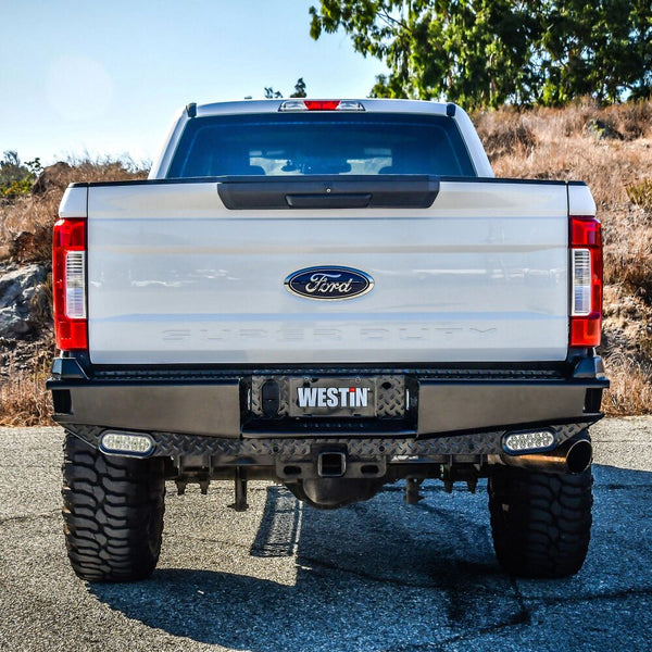 Westin 2017 - 2022 Ford F-250 / F-350 HDX Bandit Rear Bumper - Black