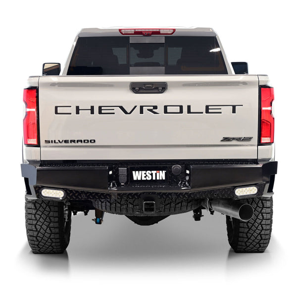 Westin 2019 + Chevy Silverado / GMC Sierra 1500 / 2500 / 3500 HDX Bandit Rear Bumper - Black
