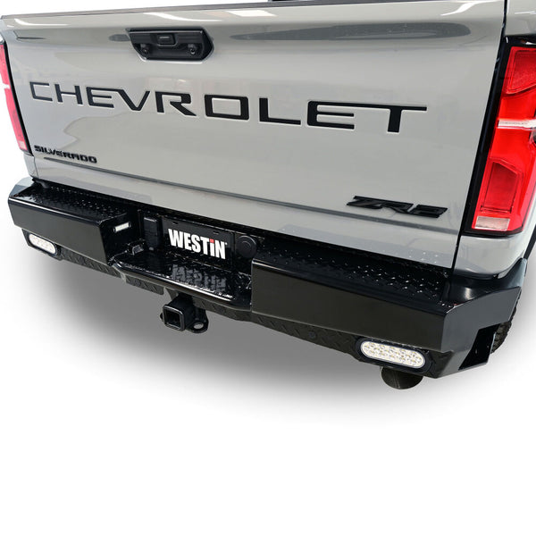 Westin 2019 + Chevy Silverado / GMC Sierra 1500 / 2500 / 3500 HDX Bandit Rear Bumper - Black