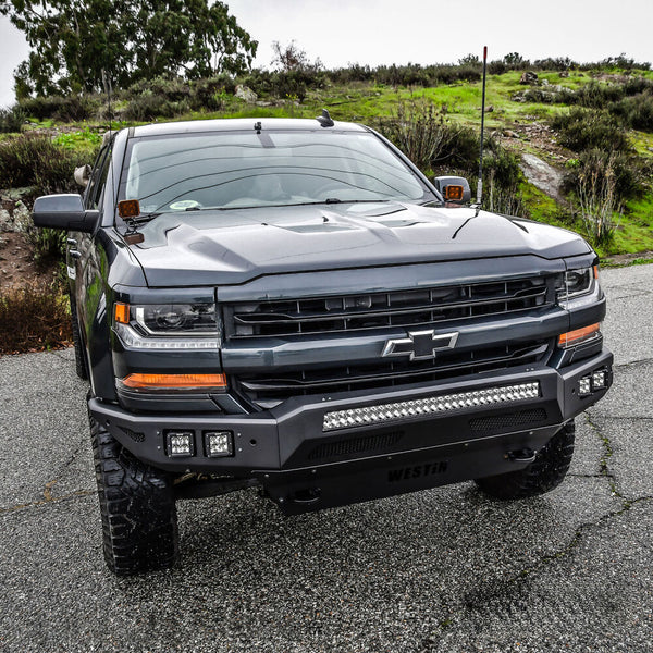 Westin 2016 - 2018 Chevy/GMC Silverado/Sierra 1500 Pro-Mod Front Bumper