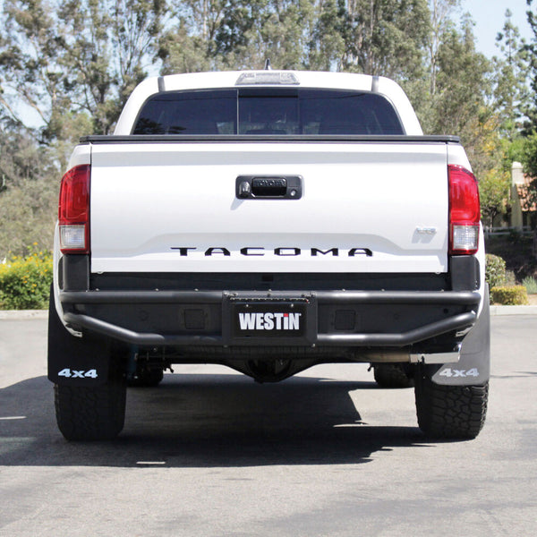 Westin 2016 - 2020 Toyota Tacoma Outlaw Rear Bumper - Textured Black