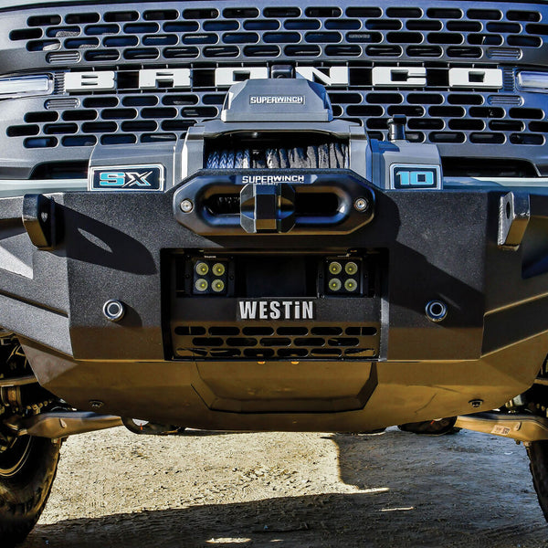 Westin 2021 + Ford Bronco (excl. Bronco Sport) XTS Skid Plate - Textured Black