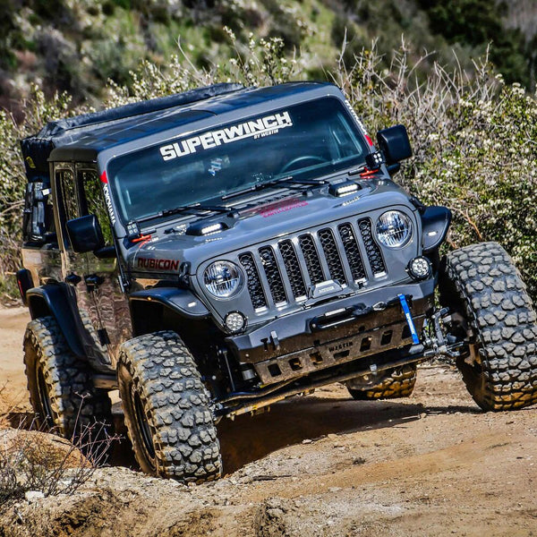 Westin 2018 + Jeep Wrangler JL LED Hood Scoops - Textured Black