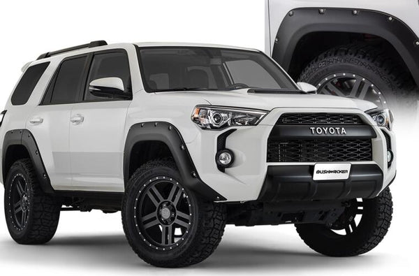 Bushwacker 2022 + Toyota Tundra Pocket Style Flares 4pc - Black
