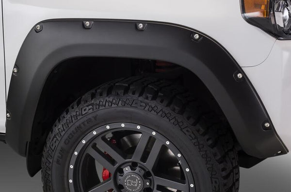 Bushwacker 2022 + Toyota Tundra Pocket Style Flares 4pc - Black