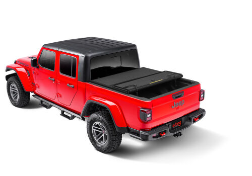 Extang 2020 + Jeep Gladiator (JT) (w/Rail System) Solid Fold 2.0 Tonneau Cover