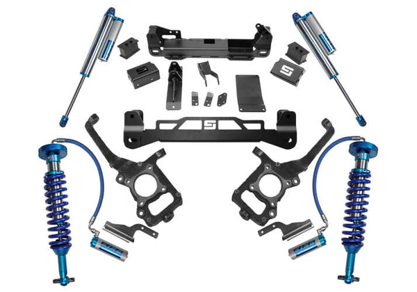 Superlift 2021 + Ford F-150 4WD 6in Lift Kit w/King FR Coils & Rear Reservoir Shocks