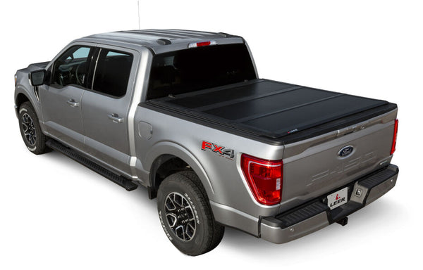 LEER 2017 - 2025 Ford Super Duty F250 / F350 HF350M 6Ft 9In Tonneau Cover - Folding Full Size Standard Bed