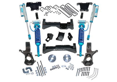 Superlift 2007 - 2016 Chevy Silverado 1500 / Sierra 1500 4WD 8in Lift Kit w/ OE Cast Steel Control Arms & King Coilovers & Shocks