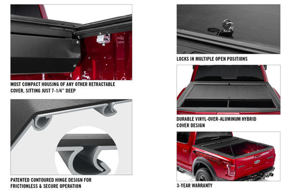 Roll-N-Lock 2015 - 2020 Ford F150 (w/o OE Cargo Tracks - 78.9in Bed) M-Series XT Retractable Tonneau Cover