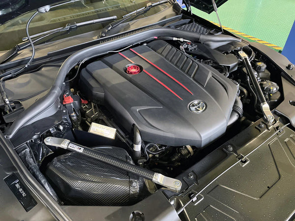 HKS 2020+ Toyota Supra Carbon Sturt Brace - Full Set