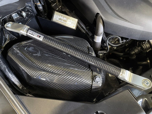 HKS 2020+ Toyota GR Supra MK5 Carbon Brace - Front Set