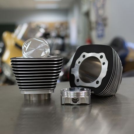 S&S Cycle 110" Sidewinder Big Bore Kit for 2007 - 2017 Harley Davidson® Big Twin Models - Wrinkle Black