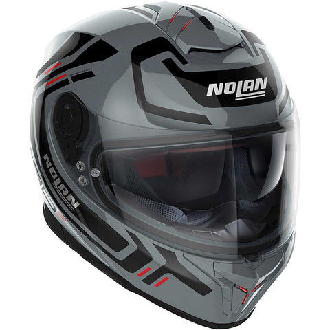 Nolan N80-8 Ally Helmet ( Gray / Blue&Red / White&Black )