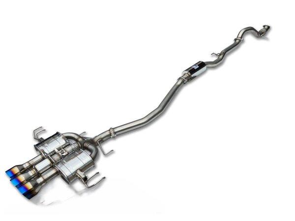 Invidia 2022 + Honda Civic Type R FL5 Q300 Titanium or Black Tip Cat-back Exhaust